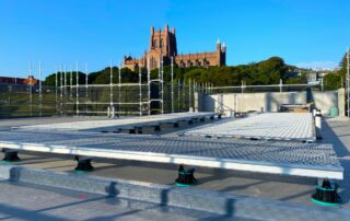 Frankston South project showing completed platforms